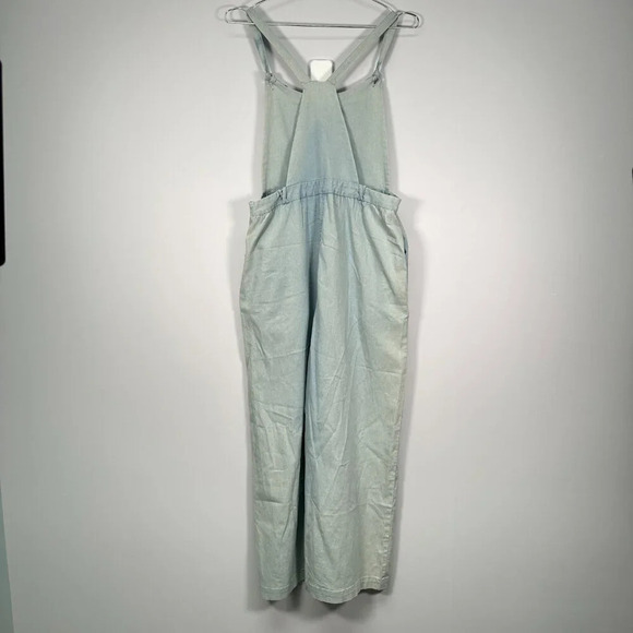 Wide Leg Lightweight Overalls Large - Picture 3 of 6